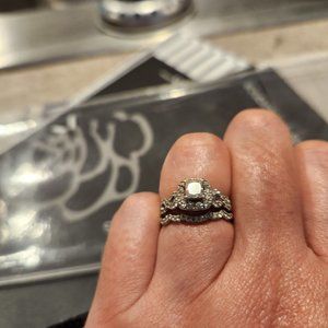 Bridal set diamond ring